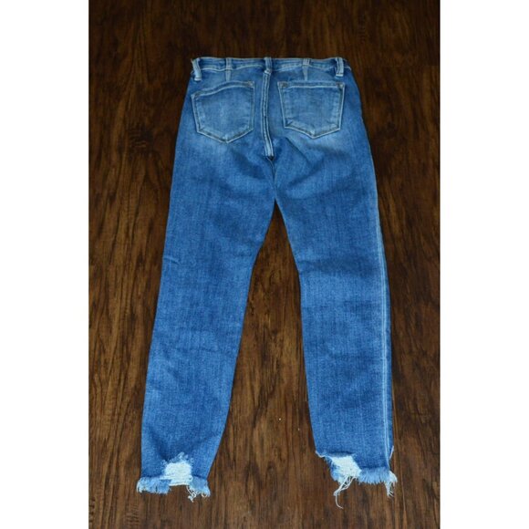 KanCan Women's Skinny Mid-Rise Ankle Skinny Jeans Women's Size 24 Distressed - Picture 2 of 6